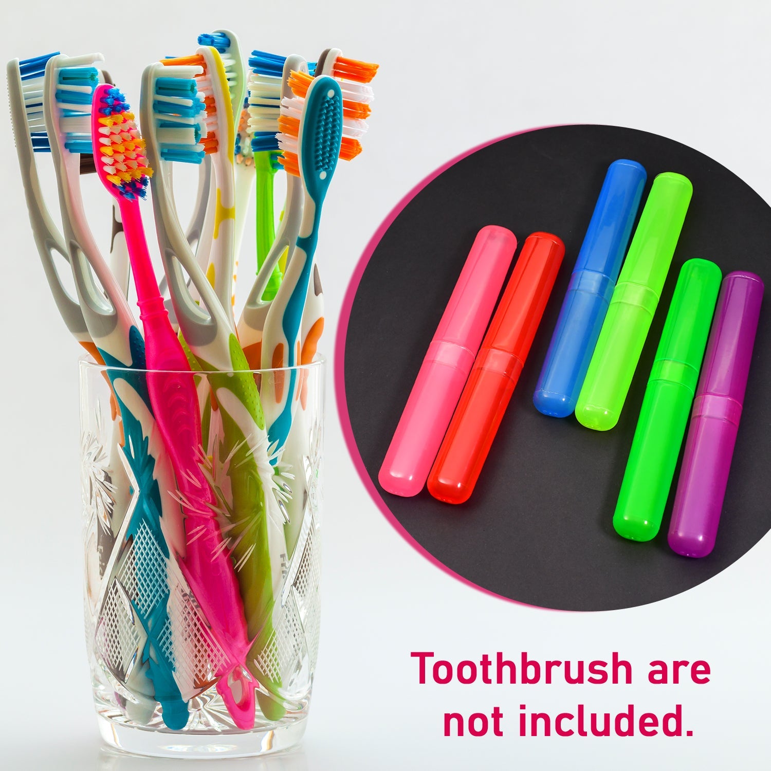 4969 6Pc Plastic Toothbrush Cover, Anti Bacterial Toothbrush Container- Tooth Brush Travel Covers, Case, Holder, Cases DeoDap 4969 6Pc Plastic Toothbrush Cover, Anti Bacterial Toothbrush Container- Tooth Brush Travel Covers, Case, Holder, Cases DeoDap